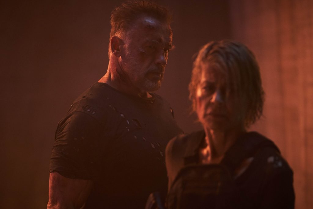 Terminator: Dark Fate Carl T-800 and Sarah Connor
