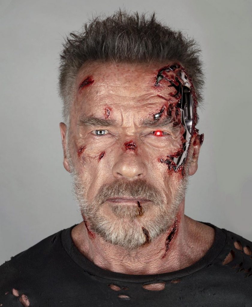 Terminator: Dark Fate Battle Damage Schwarzenegger Trauma Make-Up