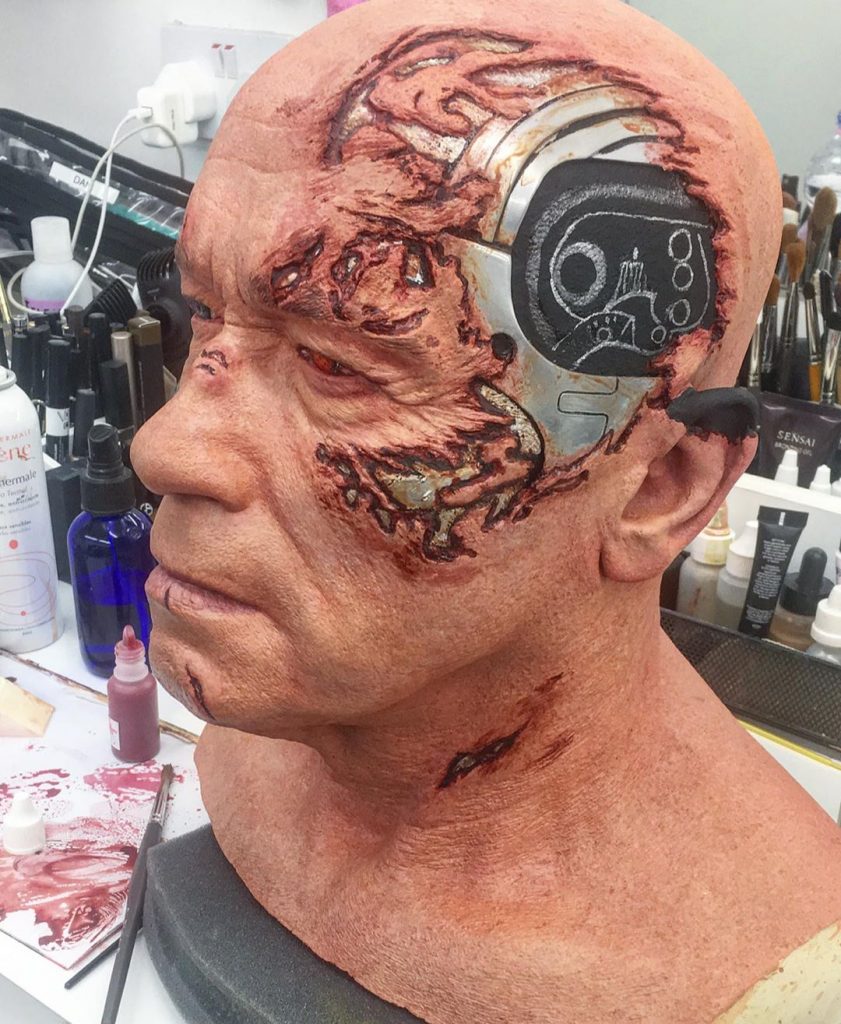 Terminator: Dark Fate Battle Damage Schwarzenegger Trauma Make-Up