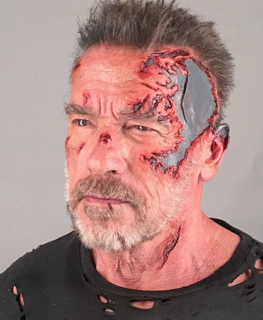 Terminator: Dark Fate Battle Damage Schwarzenegger Trauma Make-Up