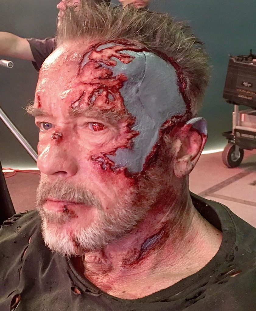 Terminator: Dark Fate Battle Damage Schwarzenegger Trauma Make-Up