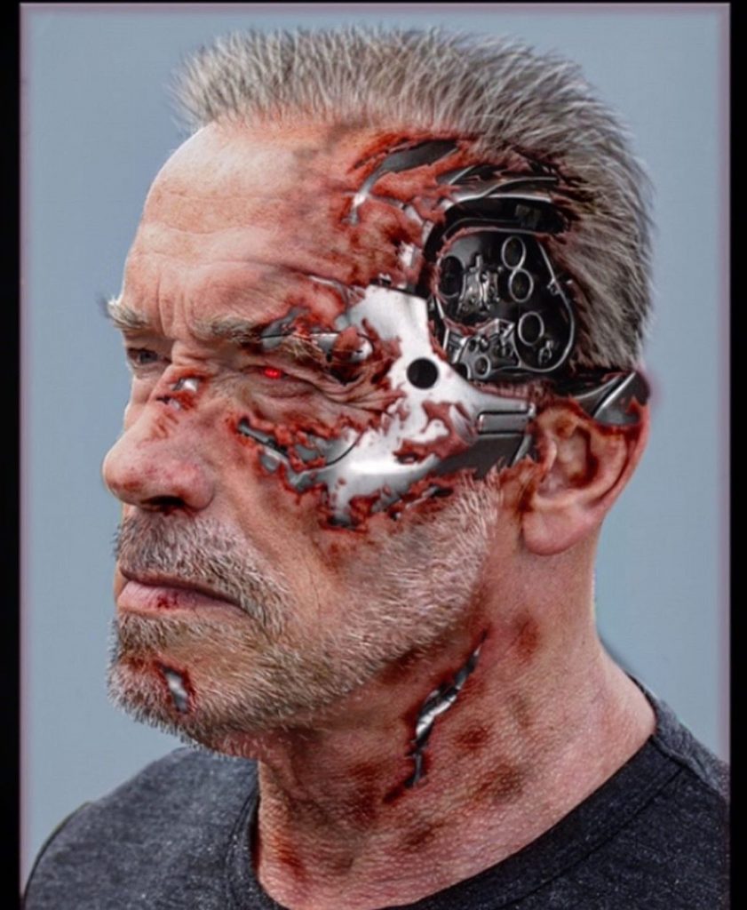 Terminator: Dark Fate Battle Damage Schwarzenegger Trauma Make-Up