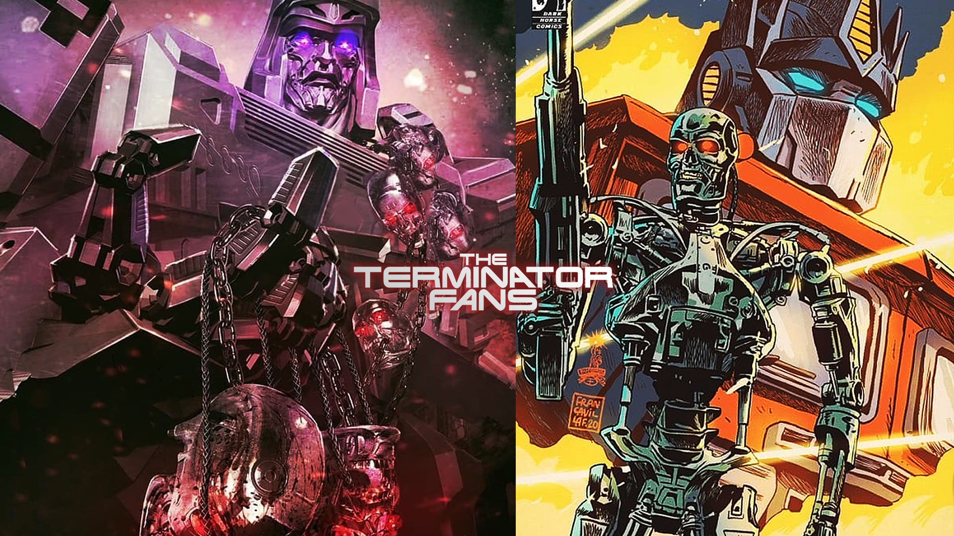 TRANSFORMERS VS THE TERMINATOR - New Variant Covers Revealed