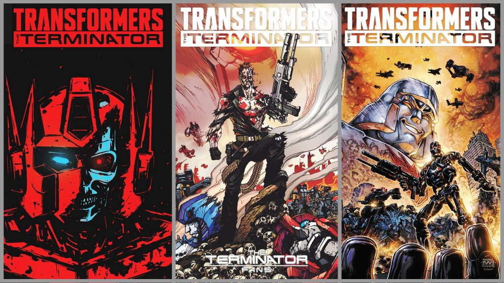Transformers Vs The Terminator Issue 1 Covers IDW Publishing