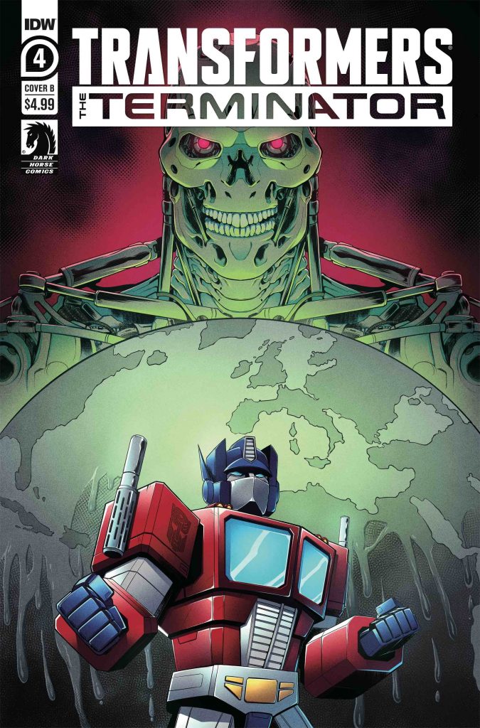 Transformers Vs The Terminator ISSUE #4 (COVER B) BY Billie Montfort