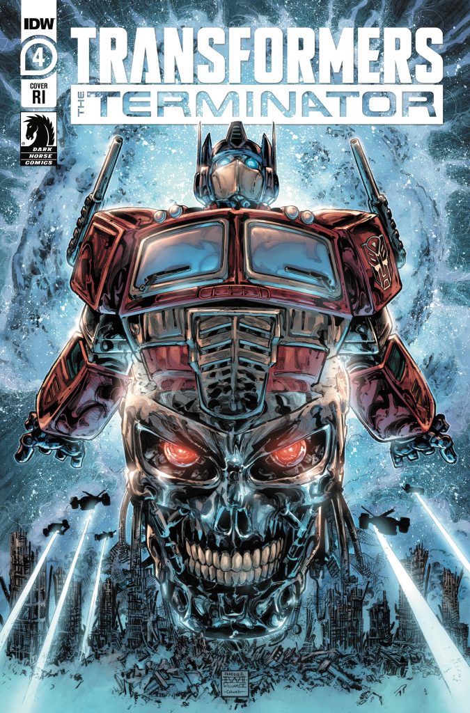 Transformers Vs The Terminator ISSUE #4 (RI COVER) BY FREDDIE E. WILLIAMS II