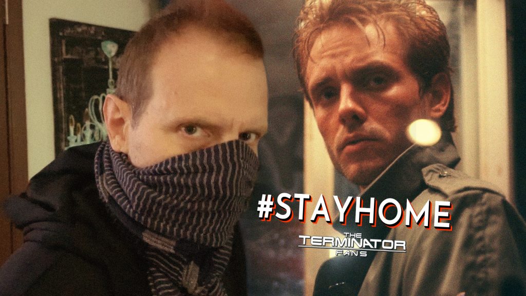 Michael Biehn as Kyle Reese delivers Stay Home Warning for Covid-19 Virus Pandemic