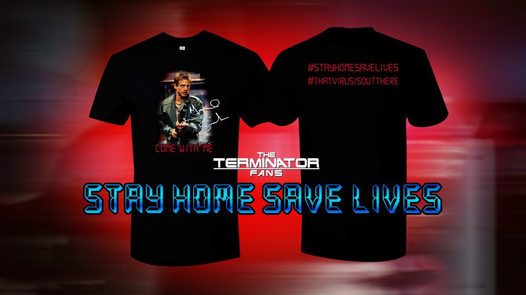 Michael Biehn Launches “COME WITH ME” The Terminator T-Shirt to Raise Money For COVID-19 Relief