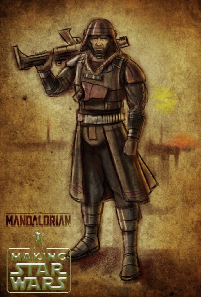 Michael Biehn The Mandalorian Concept Art