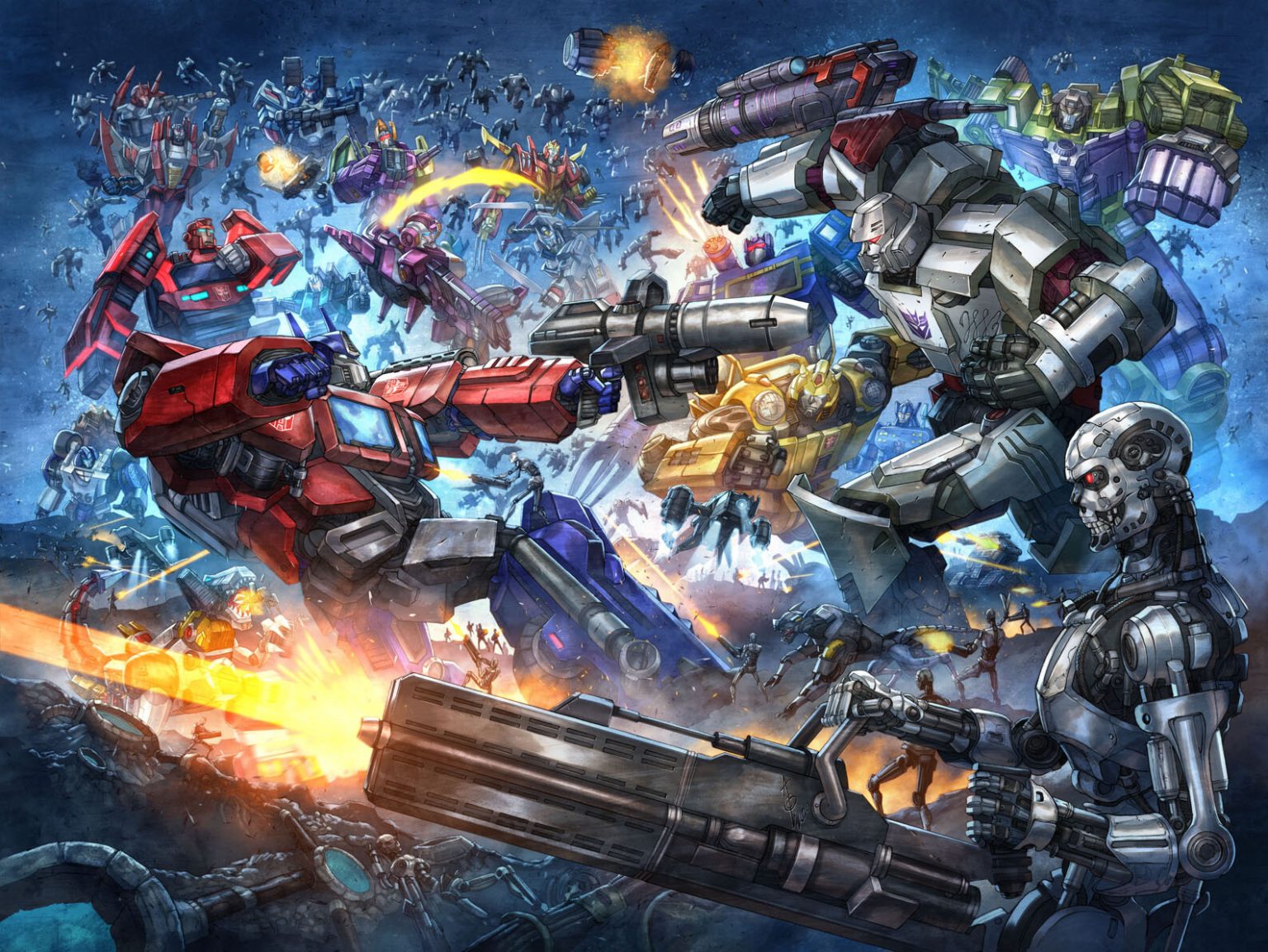 Transformers Vs The Terminator Issue 1 Exclusive Variant Covers