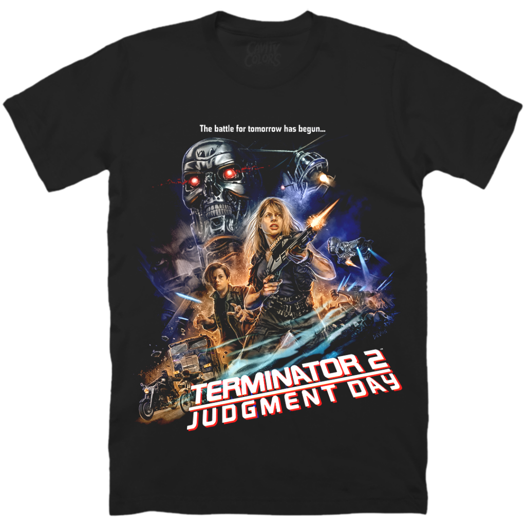 Cavitycolors T2: Sarah Connor -T-Shirt - Terminator 2: Judgment Day