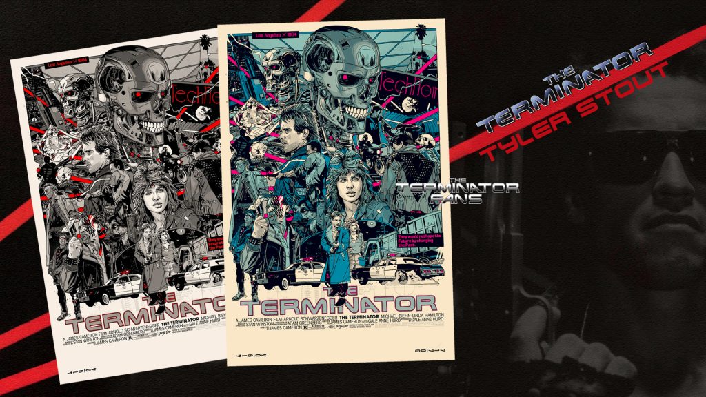 The Terminator Poster by Tyler Stout