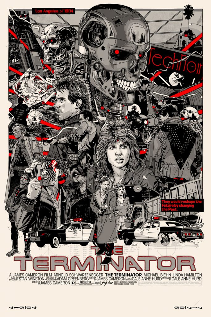 The Terminator Poster by Tyler Stout, Variant Edition
