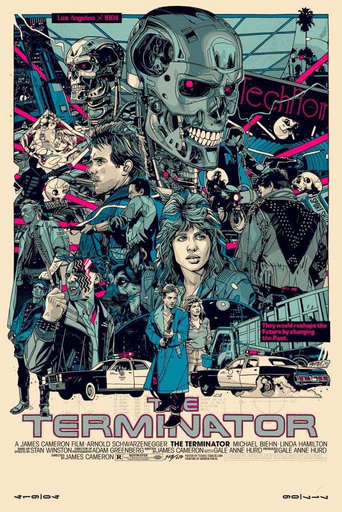 The Terminator Poster by Tyler Stout, Regular Timed Edition