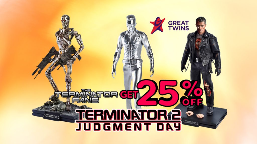 GREAT TWINS Terminator 2: Judgment Day The Terminator Fans Promotion