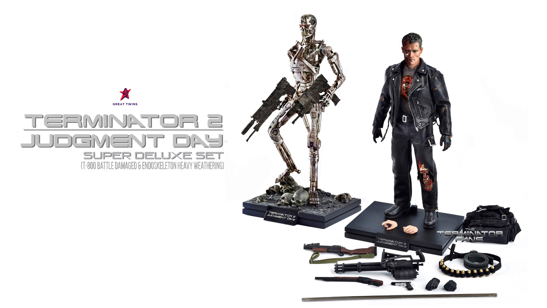 TERMINATOR 2: JUDGMENT DAY – T-800 CSM-101 + Endoskeleton 