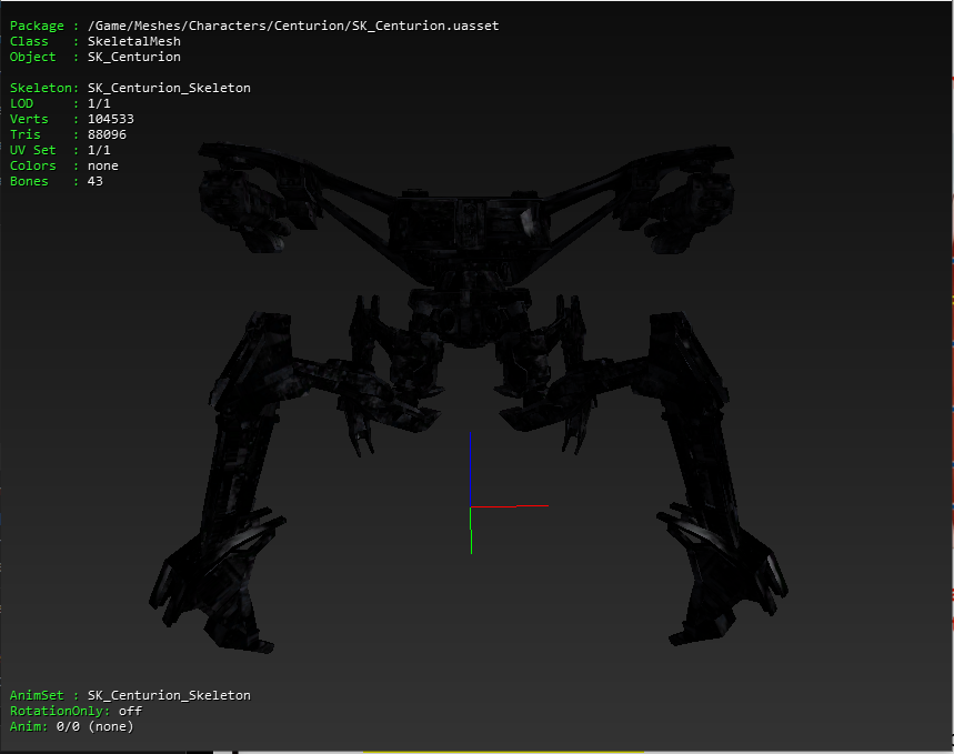 HK Centurion without Rubber Skin from Terminator: Resistance Data Mining Leaks