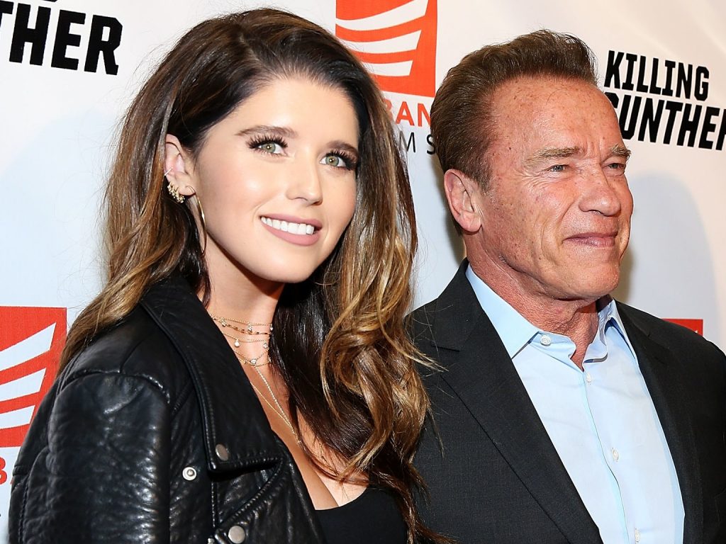 Katherine Schwarzenegger and Father Arnold Schwarzenegger