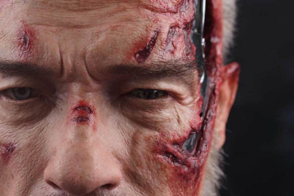 Terminator: Dark Fate Bust Featuring Arnold Schwarzenegger likeness as T-800 Carl