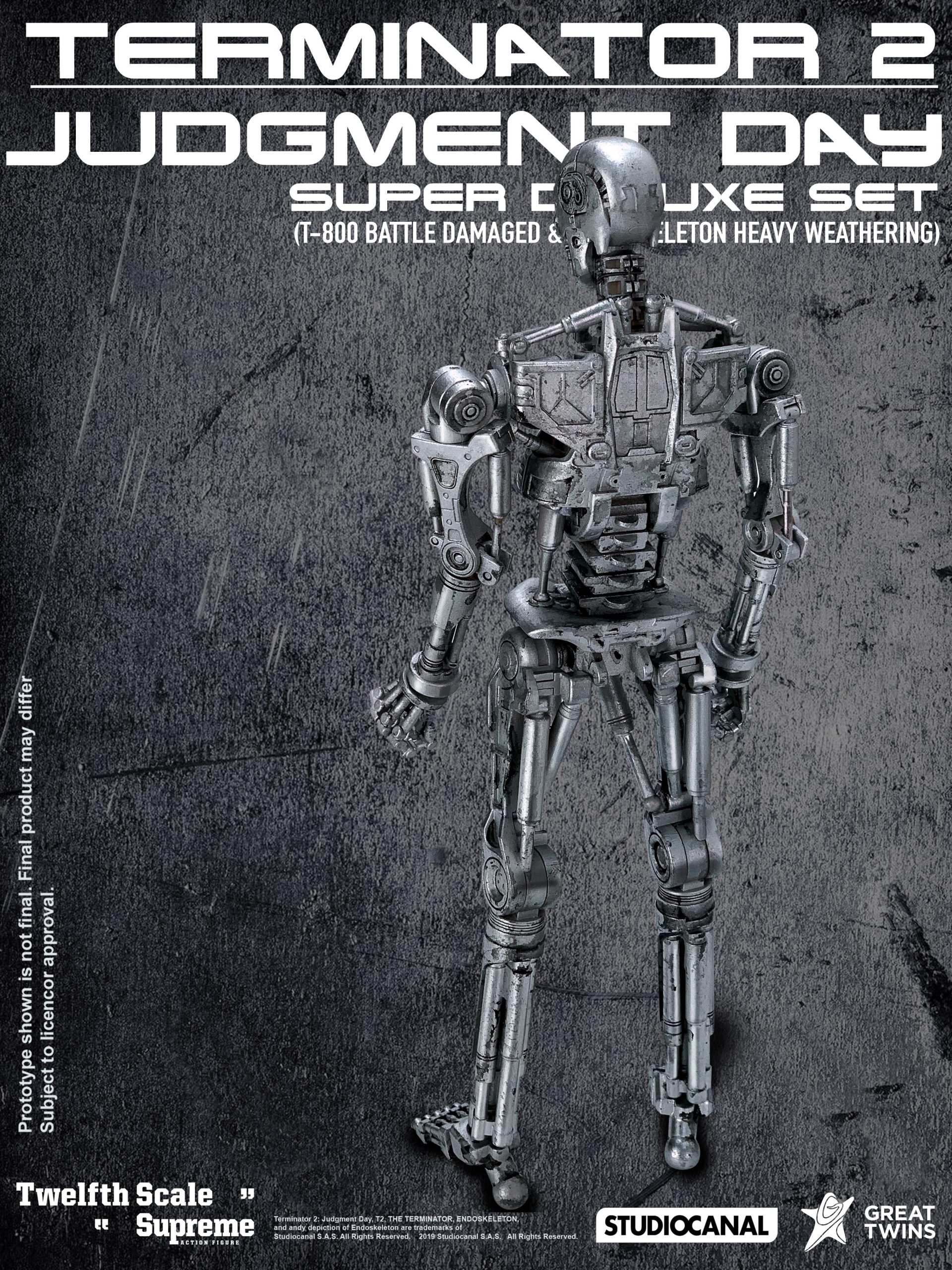 Great Twins T2: JUDGMENT DAY ENDOSKELETON (HEAVY WEATHERING VERSION ...