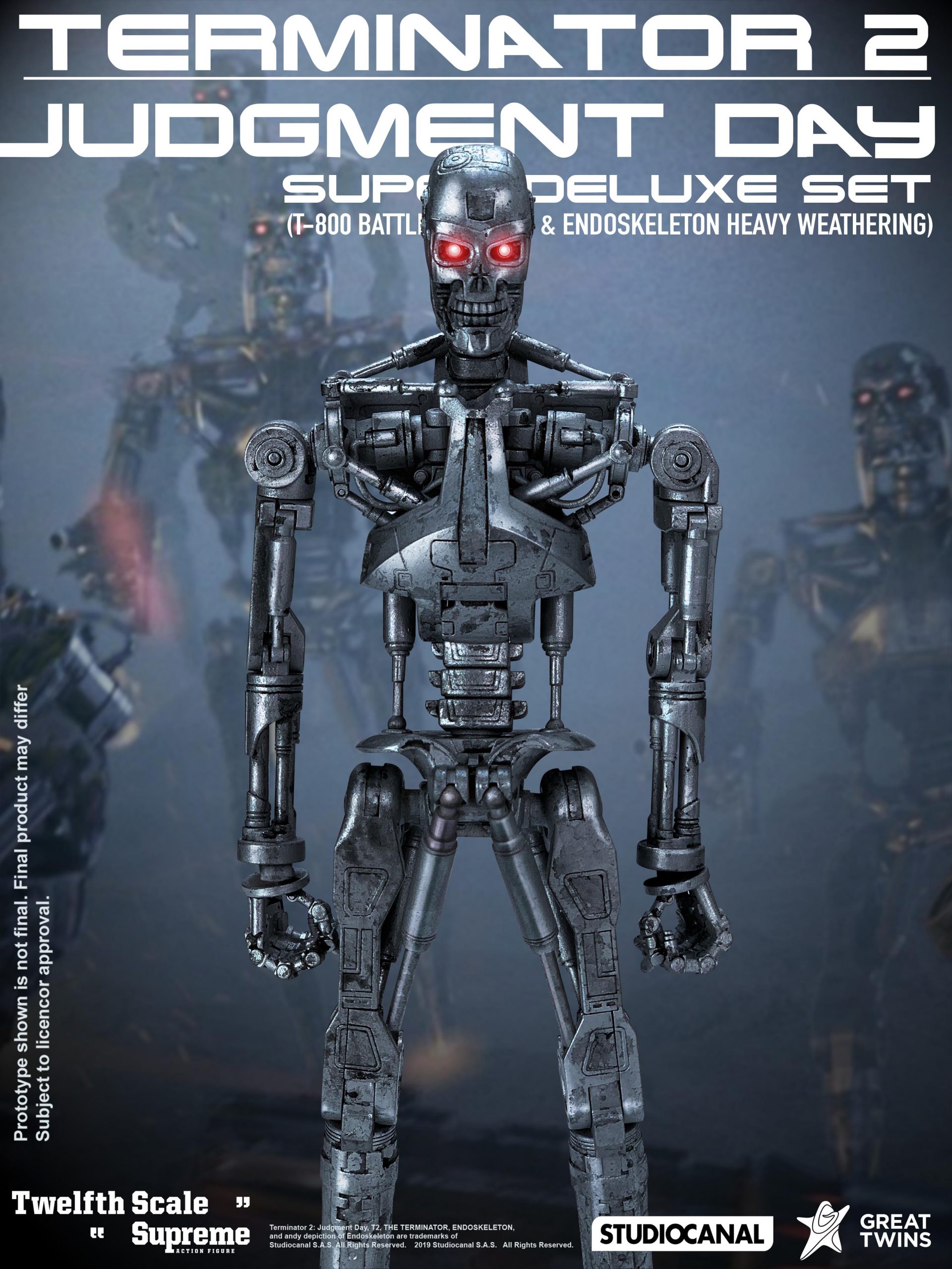 Great Twins T2: JUDGMENT DAY ENDOSKELETON (HEAVY WEATHERING VERSION ...