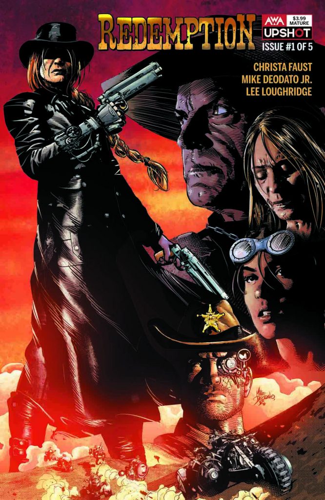 Redemption Comic Cover Linda Hamilton as Cat Turner