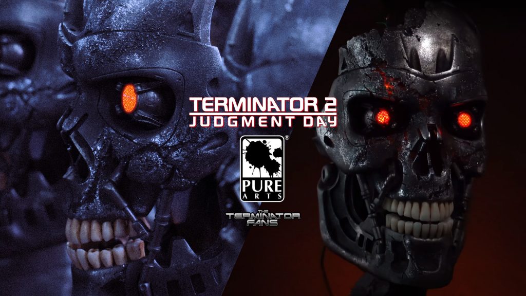 Terminator 2 PureArts Art Mask T-800 Endoskeleton Bust