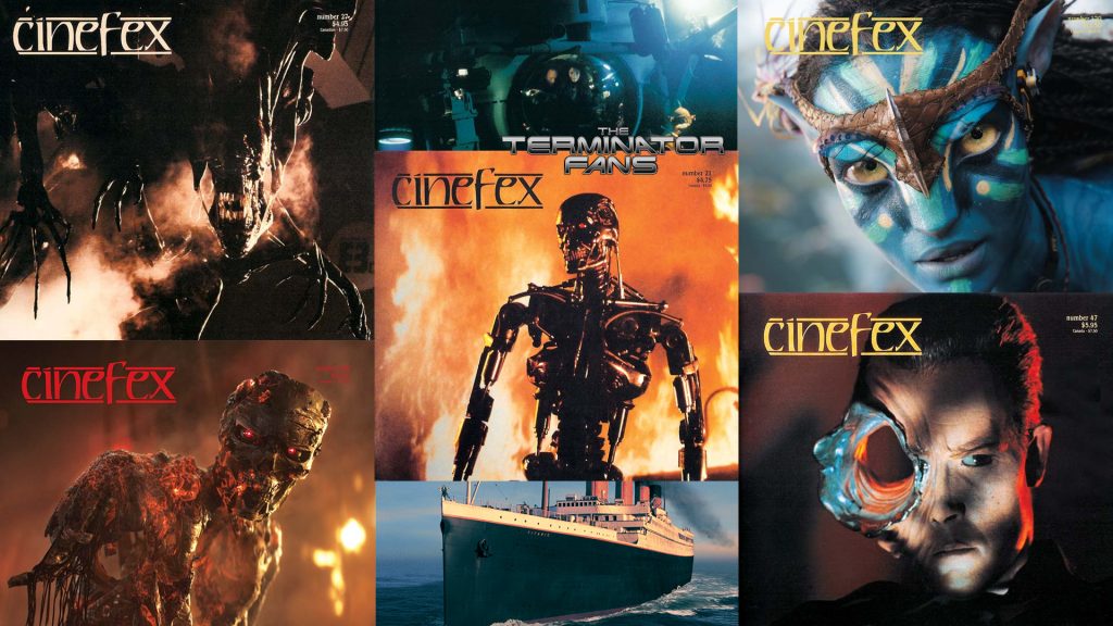 Cinefex James Cameron Movies Terminator Covers