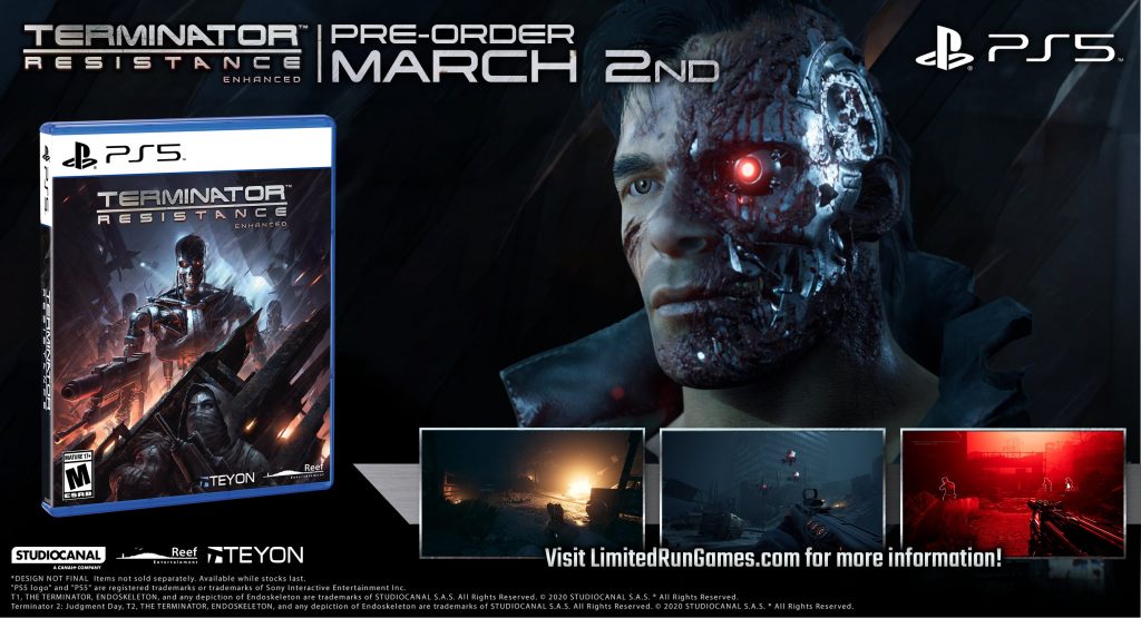 Terminator: Resistance ENHANCED Pre-Order Limited Run Games