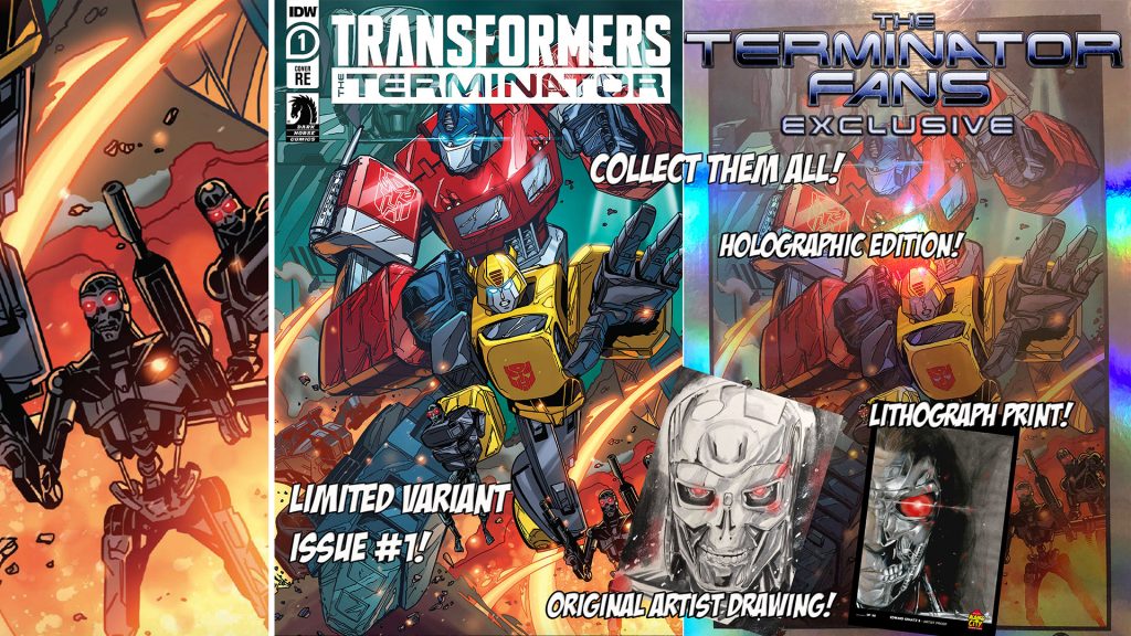 Transformers vs The Terminator Edward Kraatz II Collectors Group Package