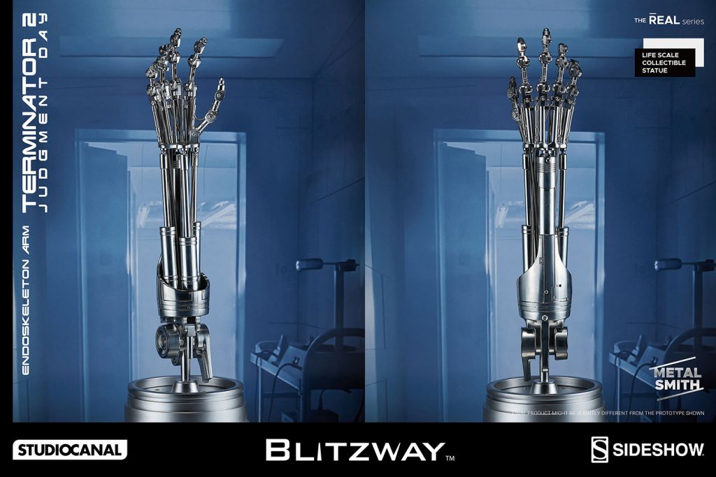 Blitzway Terminator 2 T-800 ENDOSKELETON ARM LIFE-SIZE STATUE
