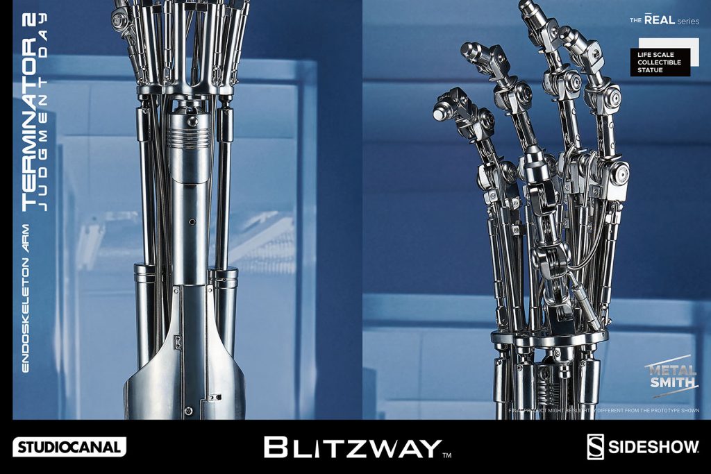 Blitzway Terminator 2 T-800 ENDOSKELETON ARM LIFE-SIZE STATUE