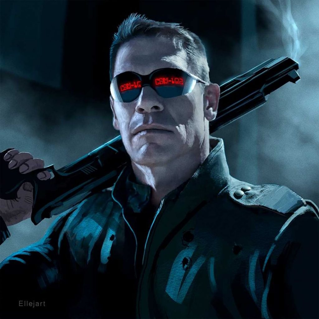 John Cena Terminator by Ellejart