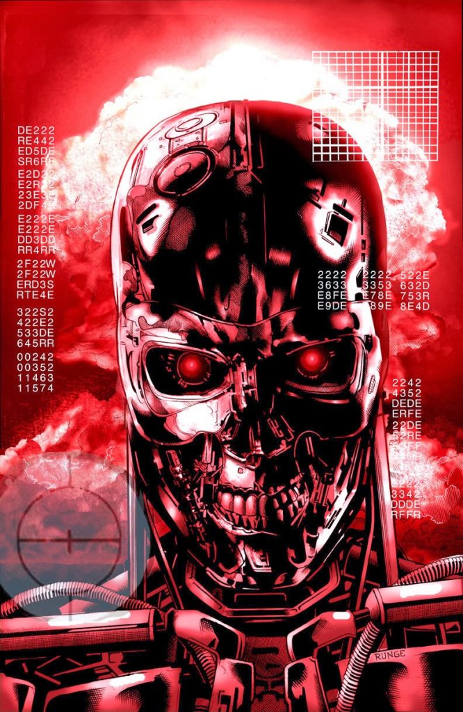 IDW TERMINATOR: SALVATION MOVIE PREQUEL Issue #1 Cover art by Nick Runge