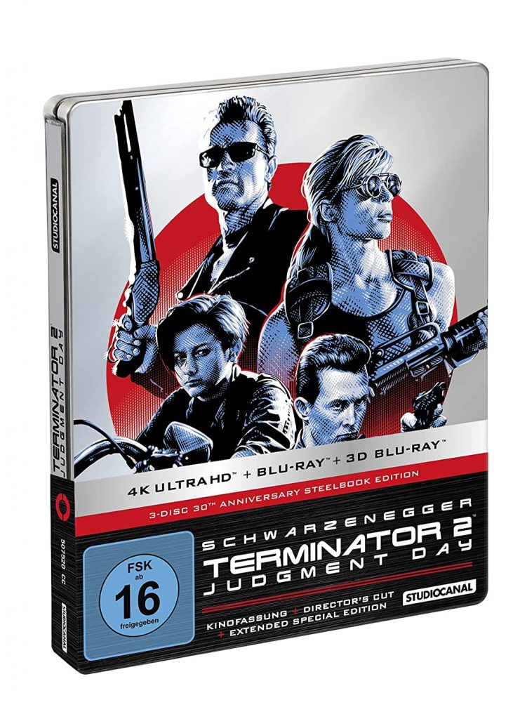 Terminator 2 / 30th Anniversary Steelbook Edition (4K Ultra HD) (+ Blu-ray 2D) (+ Blu-ray 3D)