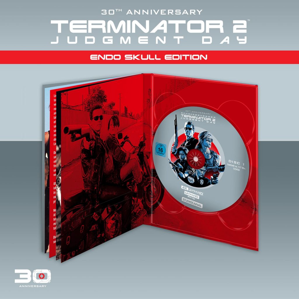 Terminator 2 - Judgment Day: ART HAUS Exclusive 4K Ultra HD 30th Anniversary Endo Skull Blu-ray German