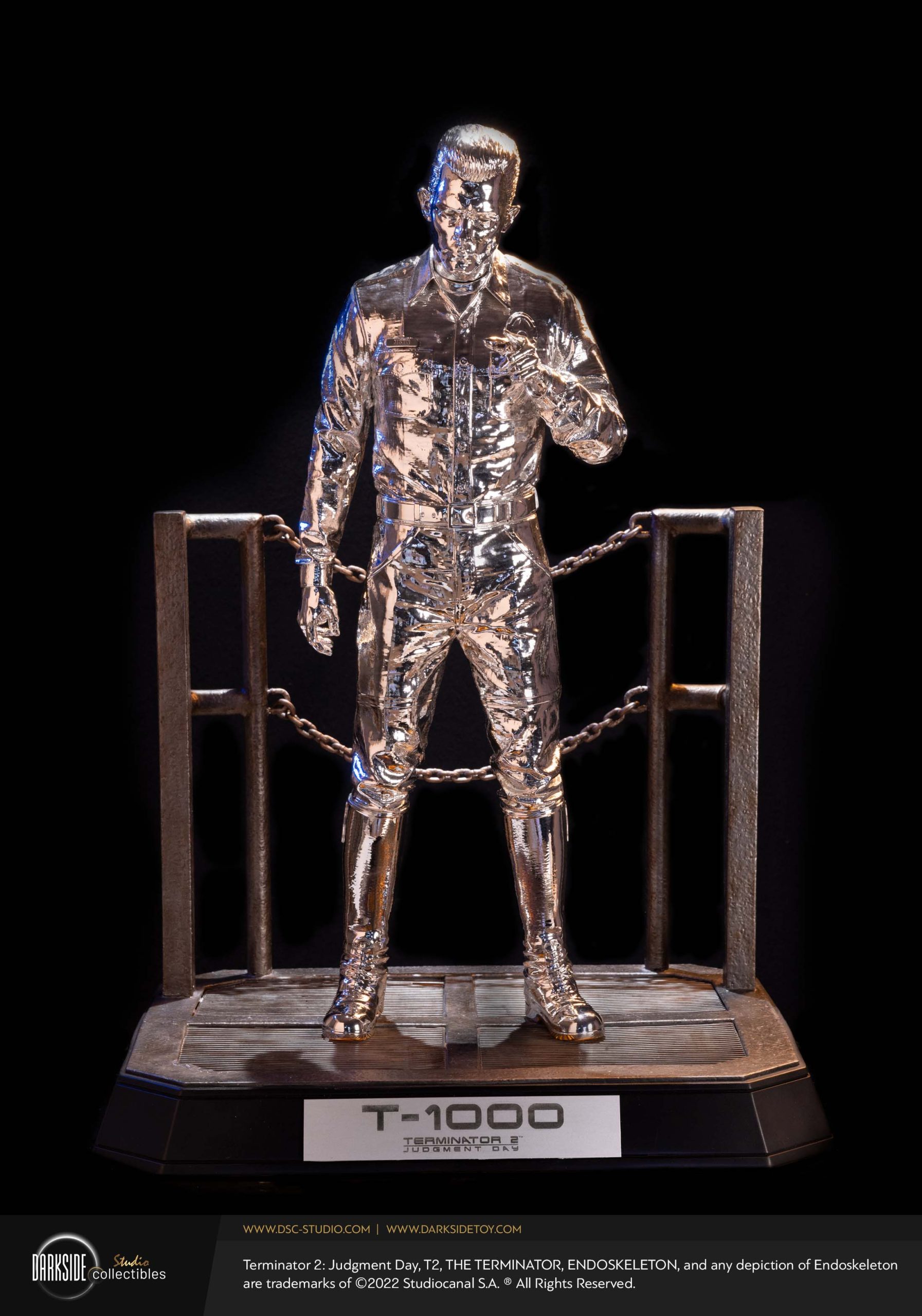 Liquid Metal T-1000 Terminator 2 30th Anniversary Exclusive Edition 1/3 Scale Premium Statue by DarkSide Collectibles Studio