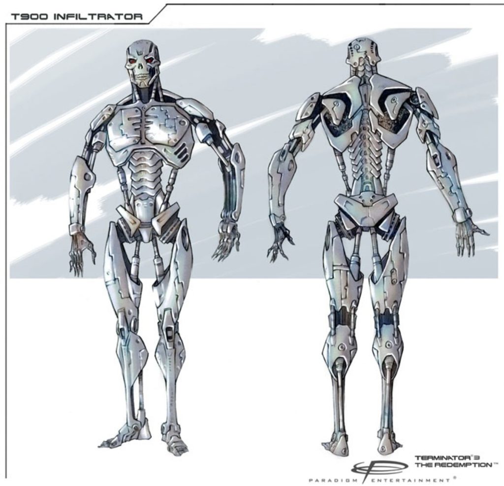 T-900 - Terminator 3: The Redemption Concept Art