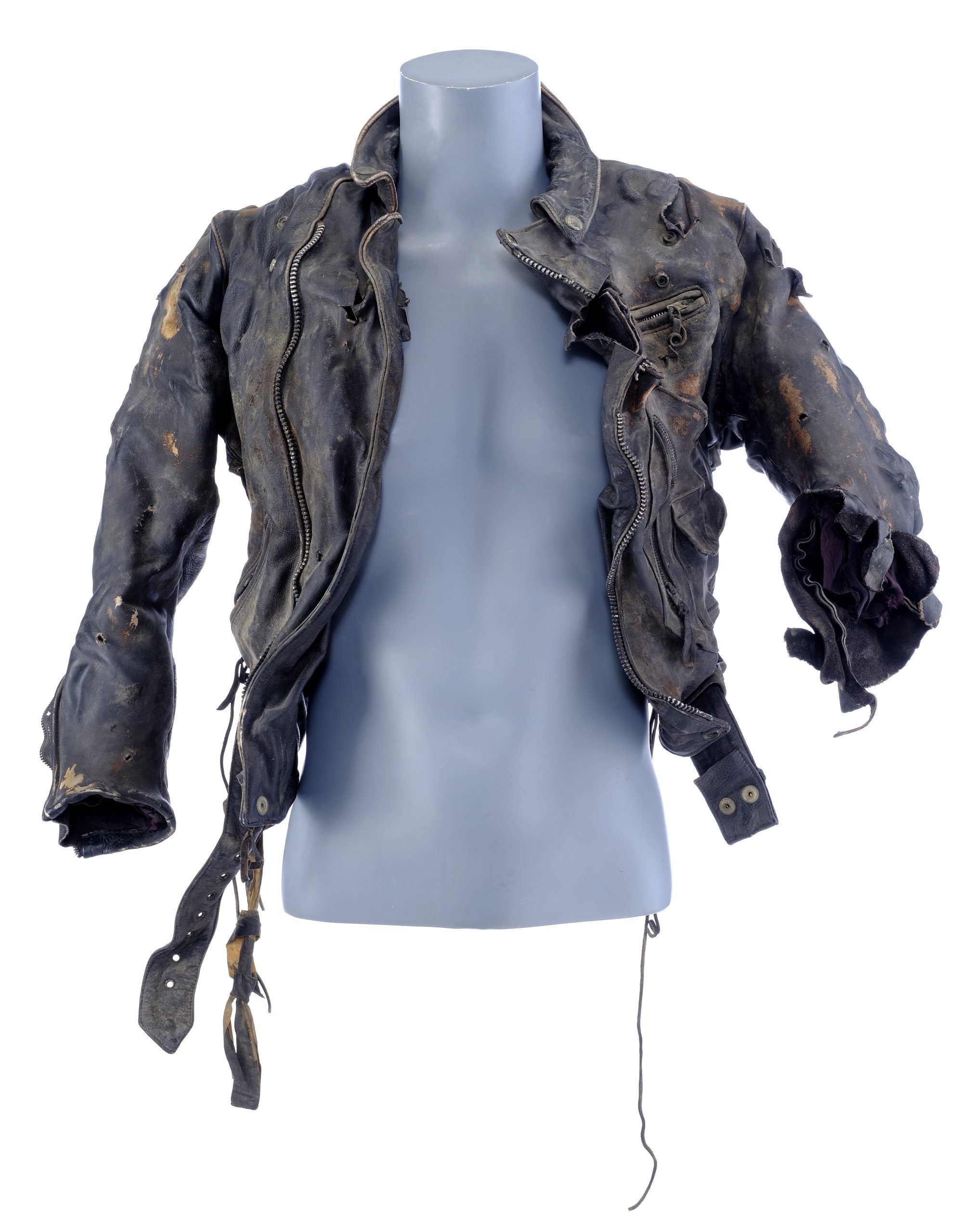 . T-800’s (Arnold Schwarzenegger) Final Scene Jacket Terminator 2: Judgment Day (1991)