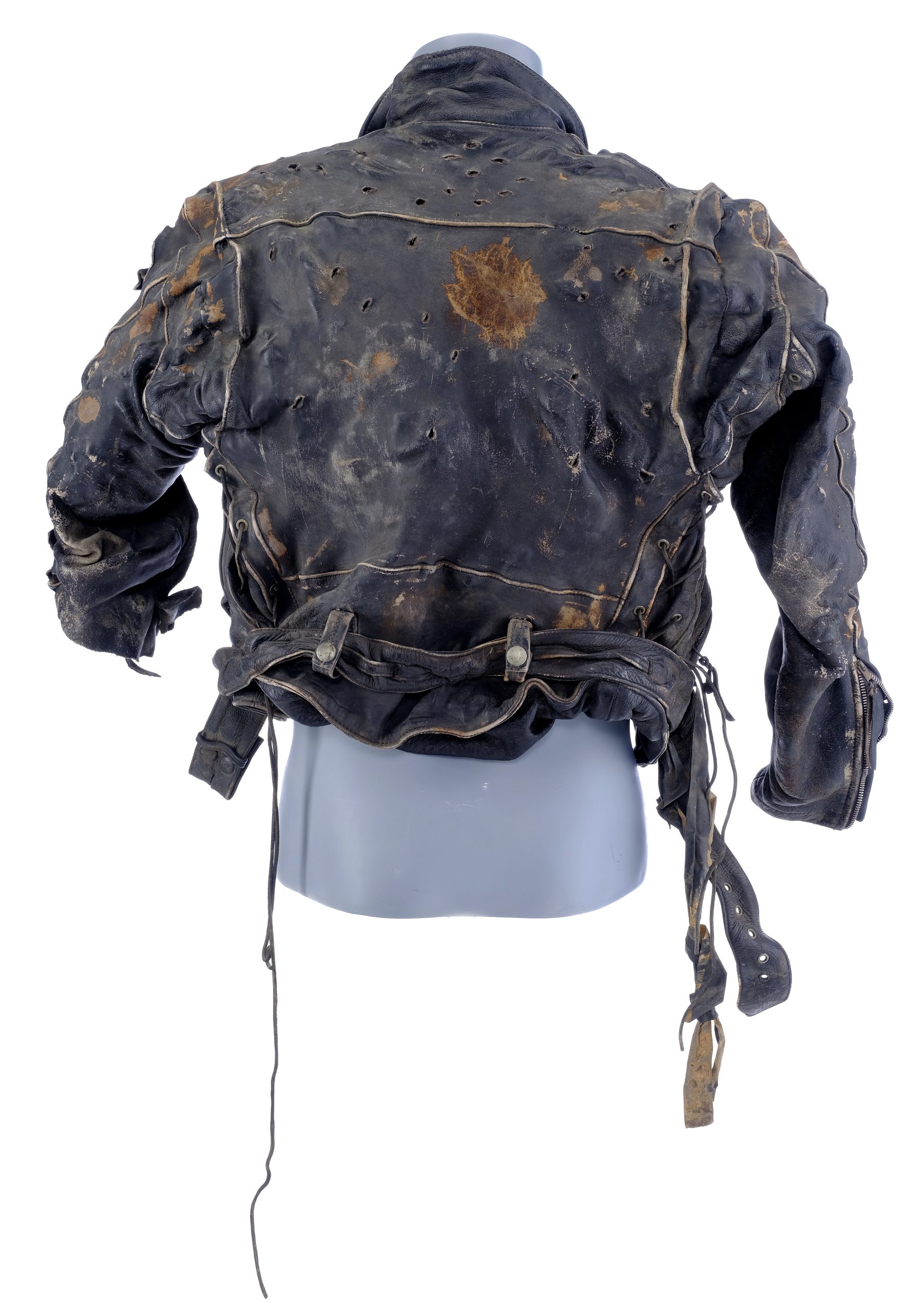 . T-800’s (Arnold Schwarzenegger) Final Scene Jacket Terminator 2: Judgment Day (1991)