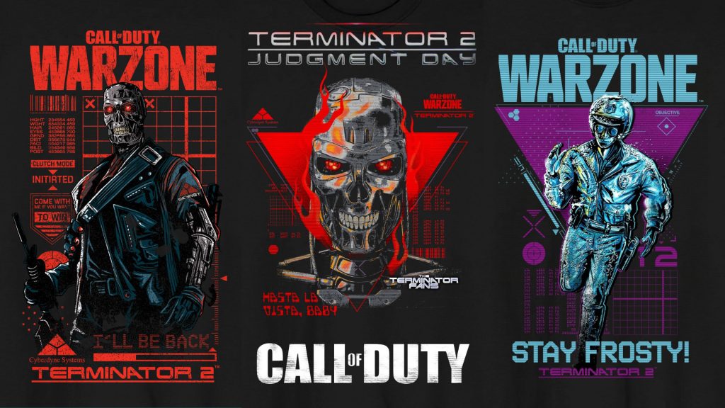 Target Adds Terminator 2: Judgment Day Call of Duty Warzone T-Shirts To Online Store