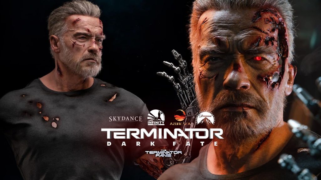 Terminator: Dark Fate - T-800 1/1 Bust Statue by Infinity Studio and AzureSea Studio