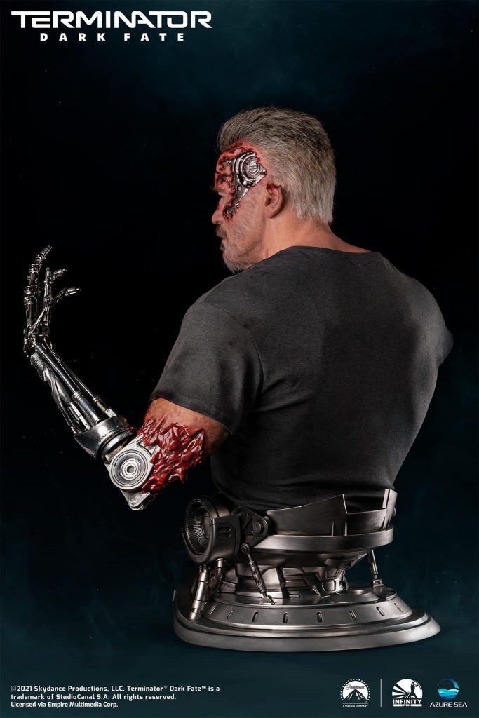 Terminator: Dark Fate - Carl Aged T-800 1/1 Bust Statue by Infinity Studio and AzureSea Studio