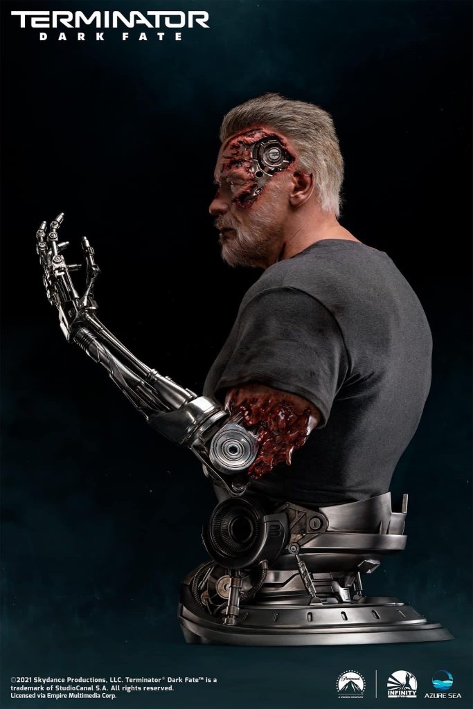 Terminator: Dark Fate - Carl Aged T-800 1/1 Bust Statue by Infinity Studio and AzureSea Studio