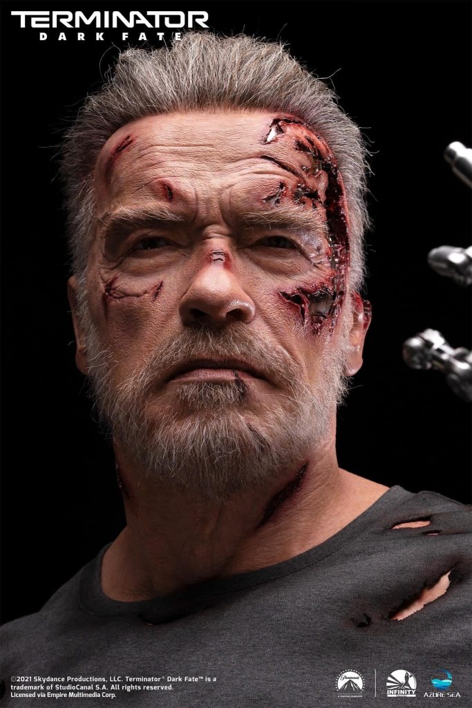 Terminator: Dark Fate - Carl Aged T-800 1/1 Bust Statue by Infinity Studio and AzureSea Studio